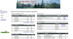Desktop Screenshot of druidsglen.leaguescores.org